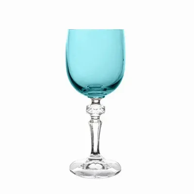Crystal ware - Kalatina Aqua Crystal Wine Glasses - 6 Pieces 170ml - PEKALLA CRISTAL GLASS