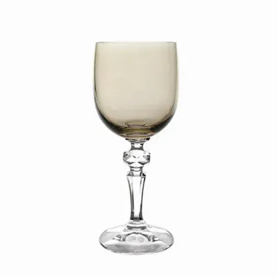 Glass - Kalatina Mokka Crystal Wine Glasses - 6 Pieces 170ml - PEKALLA CRISTAL GLASS
