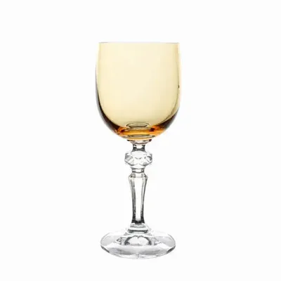 Glass - Kalatina Sunset Crystal Wine Glasses - 6 Pieces 170ml - PEKALLA CRISTAL GLASS