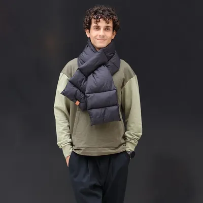 Foulards et écharpes - Col en nylon JEROME noir - MONSIEUR CHARLI