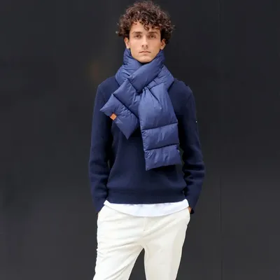 Foulards et écharpes - Col en nylon JEROME marine - MONSIEUR CHARLI