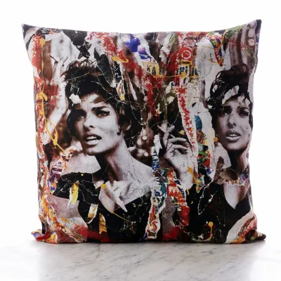 Garden textiles - Linda outdoor cushion 60 x 60 - Design by Anne Mondy - ARTDECORIS
