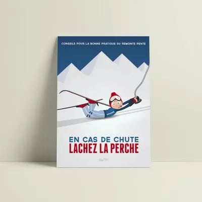 Poster - Poster Lachez La Perche - COSYNÉVÉ - MOUNTAIN POSTERS