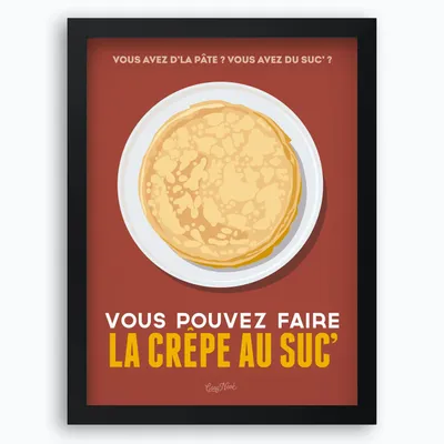 Poster - Framed poster La Crepe Au Suc - COSYNÉVÉ - MOUNTAIN POSTERS