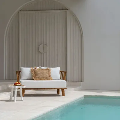 Sofas - The Malawi Two Seater - Natural White - BAZAR BIZAR LIVING