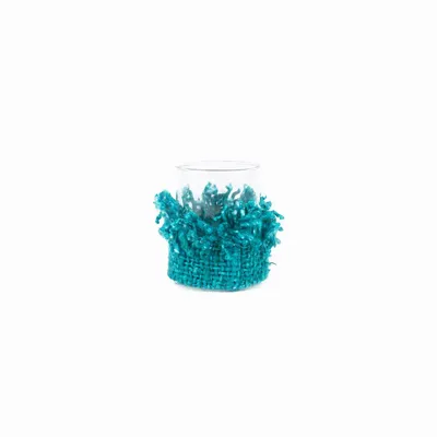 Bougeoirs et photophores - Le Bougeoir Oh My Gee - Aqua - M - BAZAR BIZAR LIVING