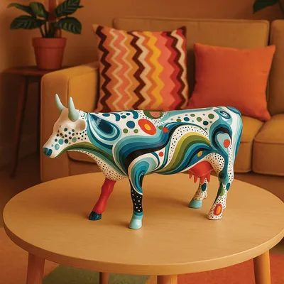 Sculptures, statuettes and miniatures - CowParade - Large - LA PETITE CENTRALE