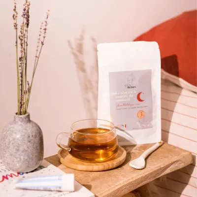 Café et thé - Tisane bio Sommeil - Rituel n°3 - VRAC - 60 g = 40 tasses min - PRÈS DES REINES