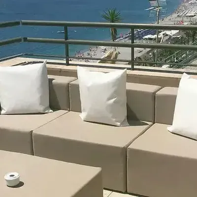 Fabric cushions - COZIP cushion 40x40 cm | Batyline waterproof - COZIP