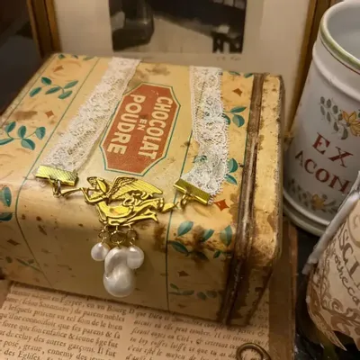 Bijoux - Choker Angel Barocco - dentelle blanche - FASCINATO