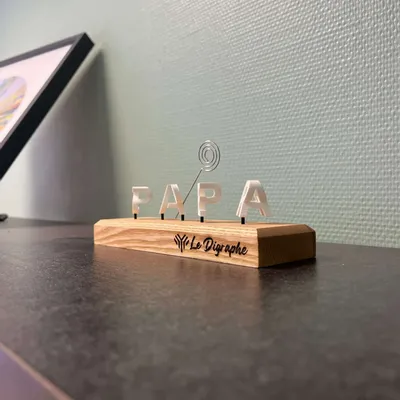 Objets de décoration - Digraphe Super - Papa - LE DIGRAPHE