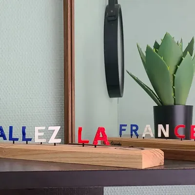 Sculptures, statuettes et miniatures - Digraphe Allez la France - LE DIGRAPHE