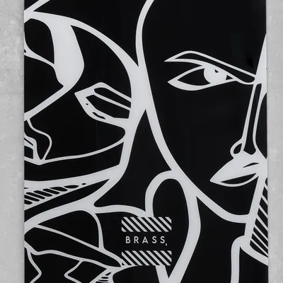 Garden textiles - Black Elongi 45 x 45 outdoor cushion - Design by BRASS - ARTDECORIS