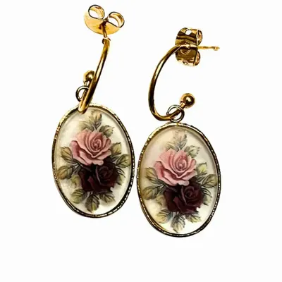 Jewelry - Earrings Nostalgia Oval - Pair - FASCINATO