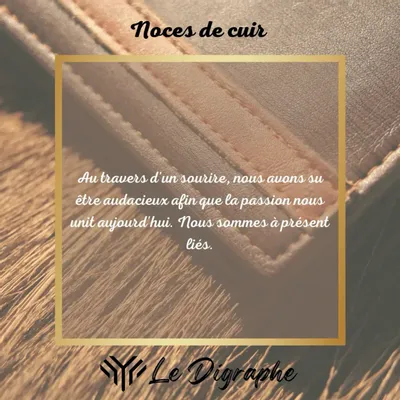 Gifts - 2 Years: Leather Anniversary Digraphe - LE DIGRAPHE