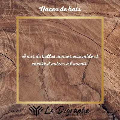 Design objects - 5 Years: Wood Anniversary Digraphe - LE DIGRAPHE