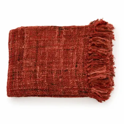 Plaids - Le plaid s'il vous - Rouge cerise - BAZAR BIZAR LIVING
