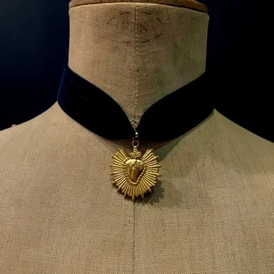 Jewelry - Necklace Benvolio - Choker in black velvet - FASCINATO