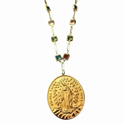 Bijoux - Collier double/long Maria - Chaine Byzance - FASCINATO