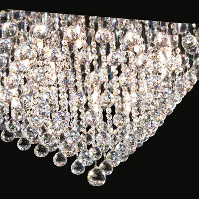Plafonniers - Plafonnier Carré Pyramide - CRISTALUX LIGHTING DESIGN
