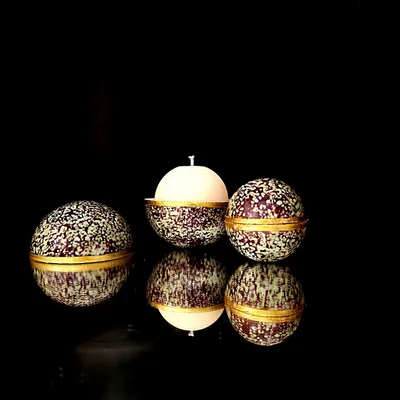 Cadeaux - Bougie Globe "Bollywood" Figuier - PONPON CURIOSITAS