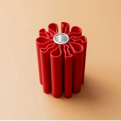 Design objects - small and large candle holder from the pedalo collection - ATELIER MAHD