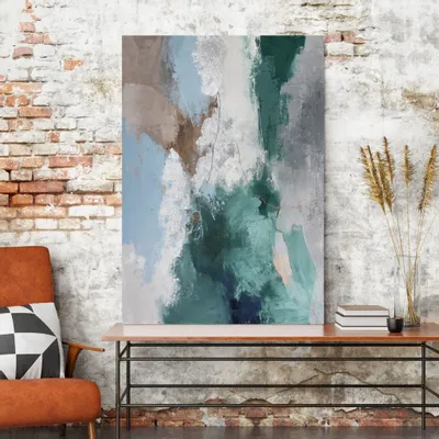 Aménagements pour bureau - « Coast » Série de peintures abstraites texturées faites à la main - MATISS ART STUDIO