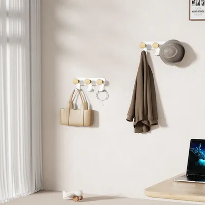 Etagères - KAPANOU - Porte manteau BBB04-White - KAPANOU