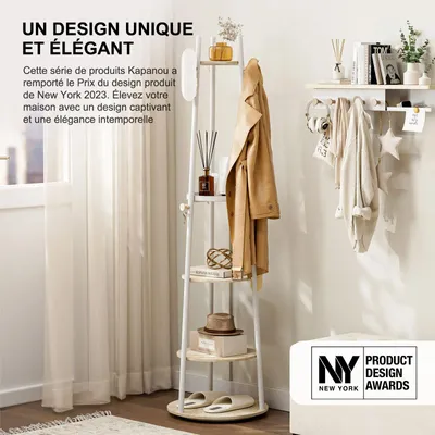 Etagères - KAPANOU Portemanteau rotatif CCC005-W - KAPANOU