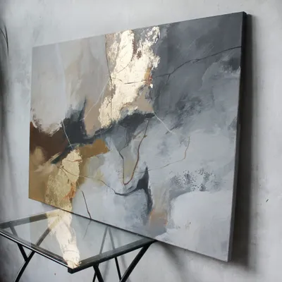 Aménagements pour bureau - « Desert » Série de peintures abstraites texturées faites à la main - MATISS ART STUDIO