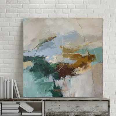 Aménagements pour bureau - « Cliff » Série de peintures abstraites texturées faites à la main - MATISS ART STUDIO