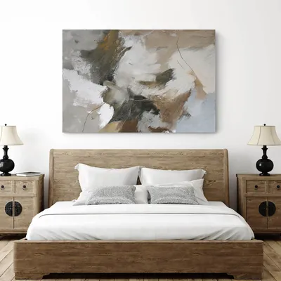 Aménagements pour bureau - « Velor » Série de peintures abstraites texturées faites à la main - MATISS ART STUDIO