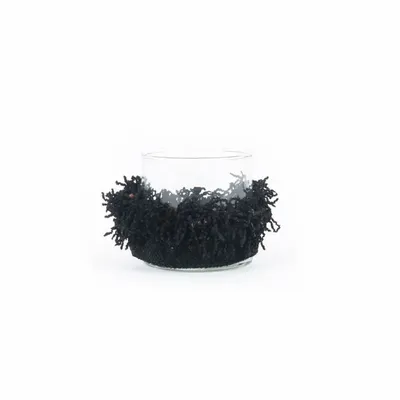 Candlesticks and candle holders - The Oh My Gee Candle Holder - Black Velvet - S - BAZAR BIZAR LIVING