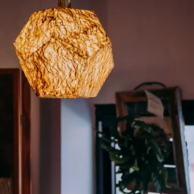 Hanging lights - Pentagonal Pendant Lamp - TAIWAN CRAFTS & DESIGN