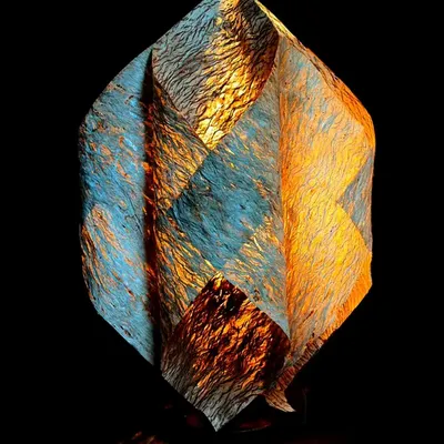 Lampadaires - Paper Mulberry Bark Floor Lamp - TAIWAN CRAFTS & DESIGN