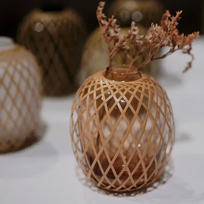 Vases - Bamboo & Glass vase - TAIWAN CRAFTS & DESIGN