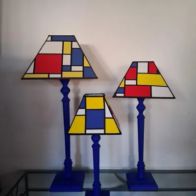 Table lamps - KLEIN blue lamp base - CÔTE OUEST DÉCO - PRO
