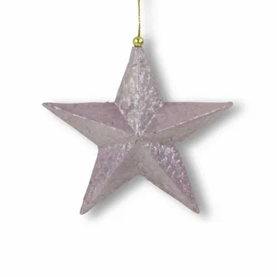 Other Christmas decorations - Trim 3D star capiz pulp - KINTA