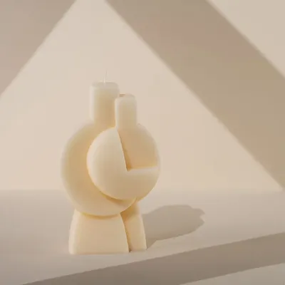 Candles - ENLACE.- Candle, based on the work by Sophie Bocher - ATELIER CIRE