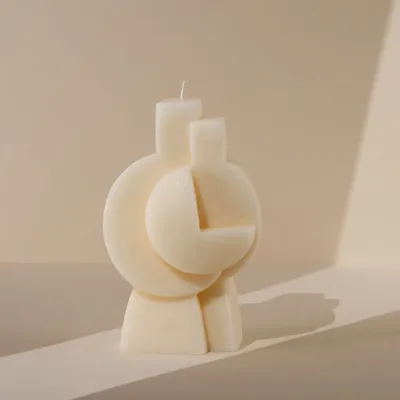 Candles - ENLACE.- Candle, based on the work by Sophie Bocher - ATELIER CIRE
