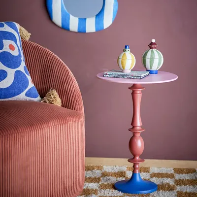 Autres tables  - Annan Table d'appoint, Rouge, Aluminium - BLOOMINGVILLE MULTIBRAND HOUSE