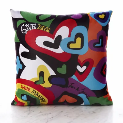 Garden textiles - Hearts 45 x 45 Outdoor Cushion - Designed by Juan de Lascurain - ARTDECORIS