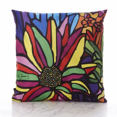 Garden textiles - Flowers 45 x 45 outdoor cushion - Design by Juan de Lascurain - ARTDECORIS