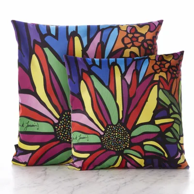Garden textiles - Flowers outdoor cushion 60x60 - Design by Juan de Lascurain - ARTDECORIS