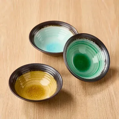 Bowls - Mini ceramic bowl and enamelled glass - NISHIKIDÔRI