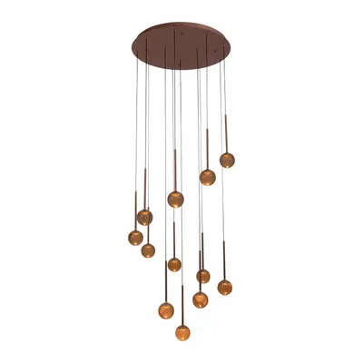 Suspensions - Lucide CALINA - Suspension café - Ø 70 cm - LED Dim. - 12x7W PREMIUM - LUCIDE