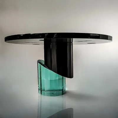 Assiettes de réception - Présentoir à gâteaux et à servir en cristal fait main All' Eden - ARCAICO