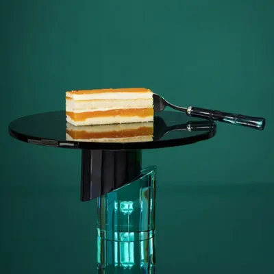 Assiettes de réception - Présentoir à gâteaux et à servir en cristal fait main All' Eden - ARCAICO