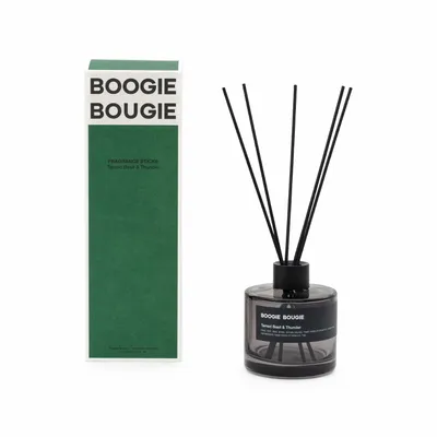 Scent diffusers - TAMED BASIL & THUNDER I Fragrance Sticks, 200ml - BOOGIE BOUGIE