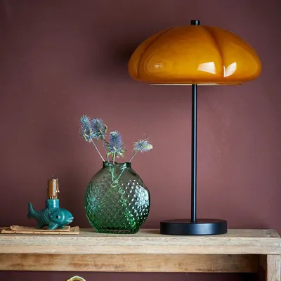 Table lamps - Kinoko Table lamp, Yellow, Metal - BLOOMINGVILLE MULTIBRAND HOUSE